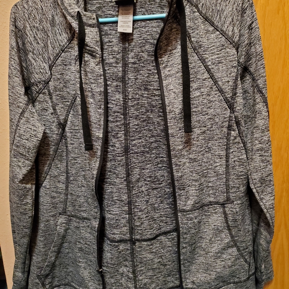 Grey Zip Up Hoodie
